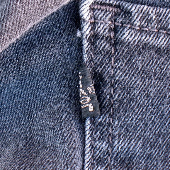 Levi's Mid Rise Skinny Black Fade Stretch Sz 10 M - Picture 4 of 6